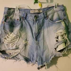 Denim Co. Used High waisted jean shorts